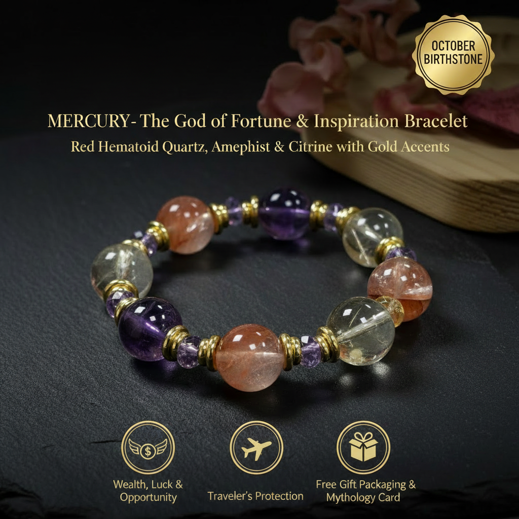 【10月守護神｜墨丘利 Mercury】靈動飛翄・商機萬變